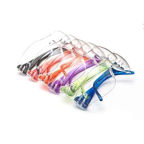 ANSI Z87.1 EN166 Certified Kids Safety glasses, Scratch, Impact and Ballistic Resistant, Child Youth Size, 6 Pairs