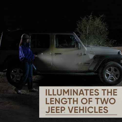 Energizer Jeep Keychain Flashlight, Bright Compact Portable Flashlight Keychain, Touch Tech Auto-Off Feature