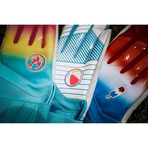 Easton Walkoff Ethos Locked-In Adult & Youth Baseball Batting Gloves - Pool Party / Medium