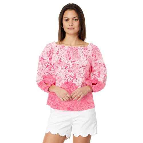 Lilly Pulitzer Women's Jamielynn Long Sleeve Off The Shoulder Top