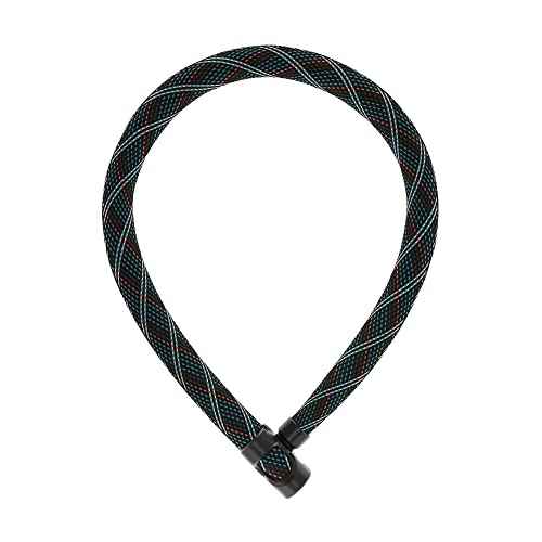 ABUS IVERA Chain 7210 Chain Lock - Bicycle Lock with Highly Flexible IvyTex Synthetic Fibre Coating Security Level 8