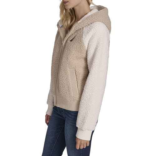 Nautica Women's Colorblock Sherpa Soft Zip