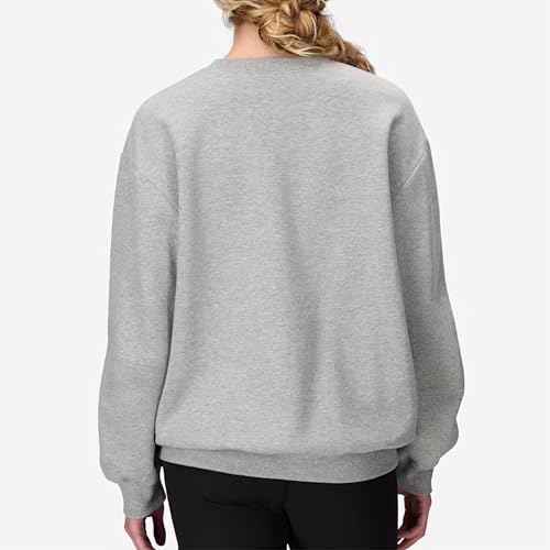 MARMOT Unisex Peaks Crew Sweatshirt, Grey Heather, Large