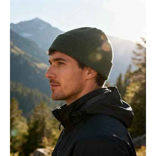 Home Prefer Mens Beanies Cuffed Knitted Winter Hat Watch Skull Cap Warm Beanie Hat for Men Women Unisex Gifts