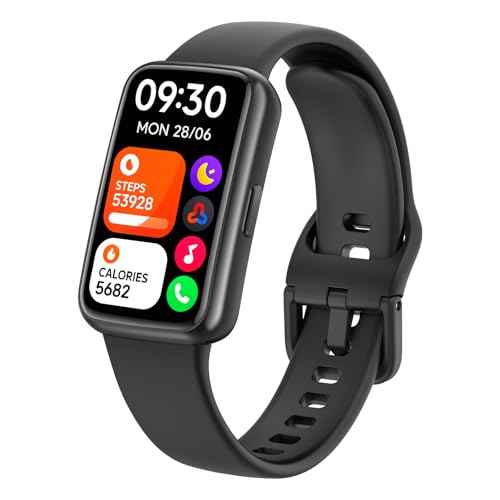 Fitness Tracker Smart Watch for Men Women, 1.47" HD with Bluetooth, 24/7 Heart Rate & Blood Oxygen Monitor, Sleep & Step Counter, 100+ Sports Modes, IP68 Waterproof, Compatible with Android iOS