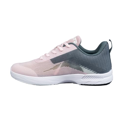 Elite Dash Women’s Bowling Shoes Grey Pink - Comfortable & Stylish Athletic Bowling Shoes, Many Sizes