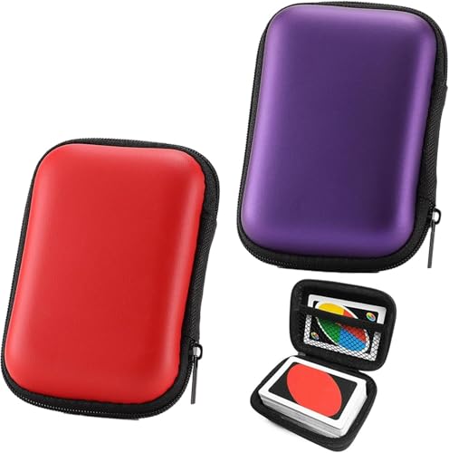 Waterproof Card Game Case for UNO and Playing Cards - Compact & Durable Storage