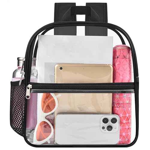 USPECLARE Clear Backpack for Stadium Approved 12¡¿6¡¿12, Water proof Clear Bag for Stadium Events and Concert Work Sport Event