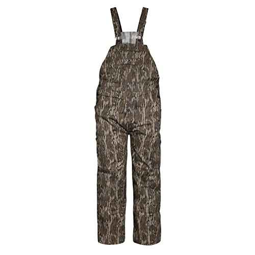 Mossy Oak Cotton Mill 2.0 Camo Hunting Bibs, Uninsulated Camo Overalls for Men