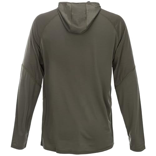 Vertx Mens Merino Wool Base Layer Hoody Pullover, Long Sleeve, Quick Dry, Outdoor Wear, Tactical Clothing