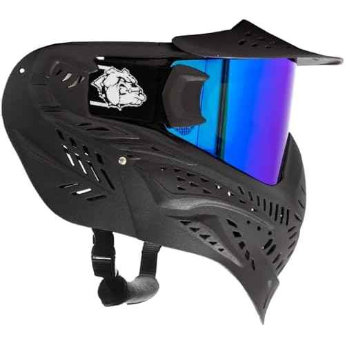 Maddog HK Army HSTL Paintball Airsoft Mask Goggle System | Replaceable Thermal Dual-Pane Anti Fog Lens | Adjustable Full-Face Safety Certified Protection