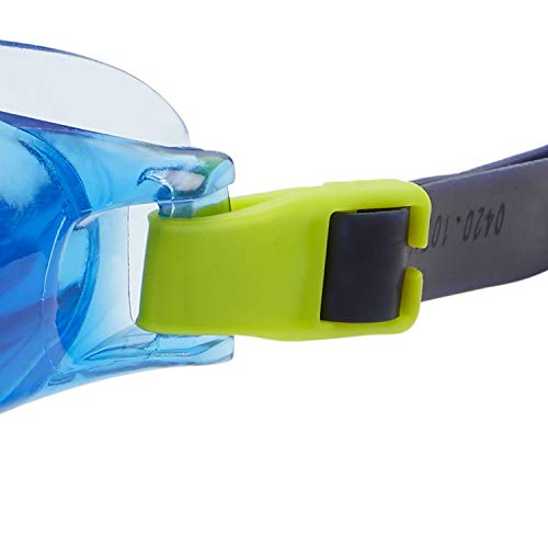 Speedo Unisex-child Swim Goggles Hydrospex Ages 6-14, Speedo Blue/Clear