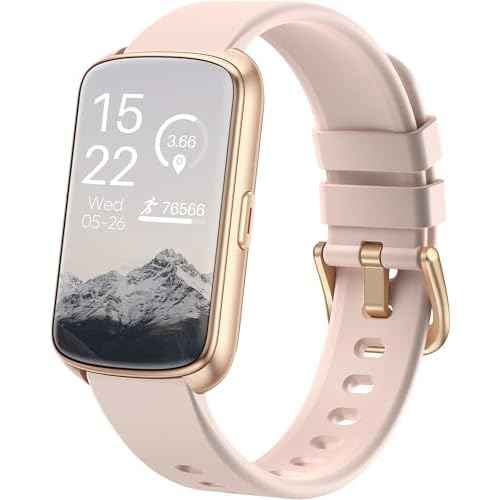 Fitness Tracker, Smart Watch for Women Men with 24/7 Heart Rate/Blood Pressure/Blood Oxygen Monitor,Sleep Tracker,Step & Calorie Counter, IP68 Waterproof Fitness Watches Compatible with Android&iPhone