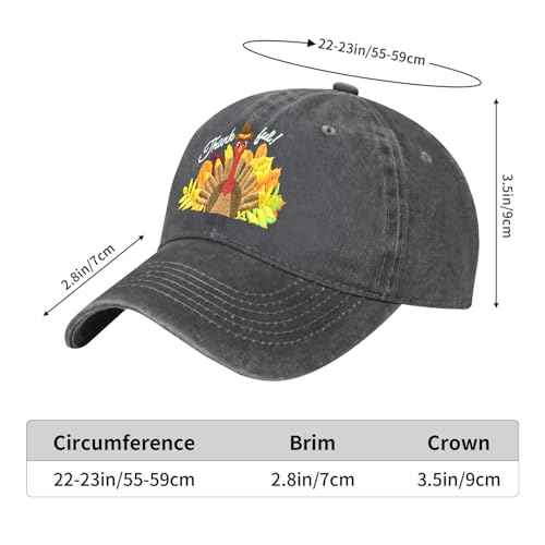 Embroidered Baseball Cap for Women Men Vintage Adjustable Washed Distressed Denim Baseball Hat