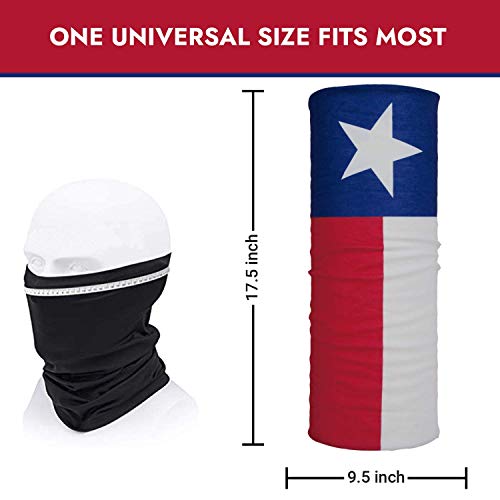 Multifunctional Sunmask Balaclava Gaiter Bandana Texas Variation