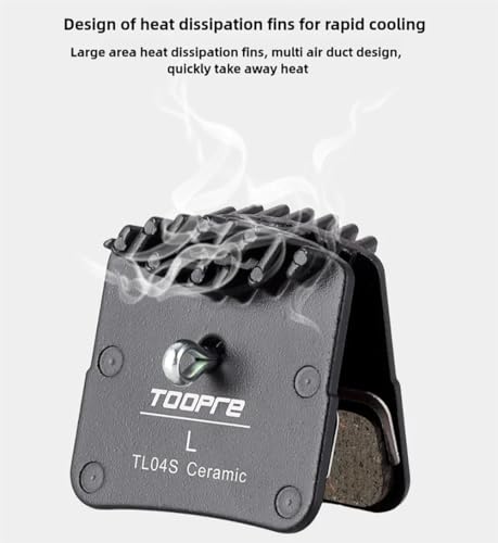 Bike Disc Brake Ceramic Pads Compatible with Shimano and SRAM Models