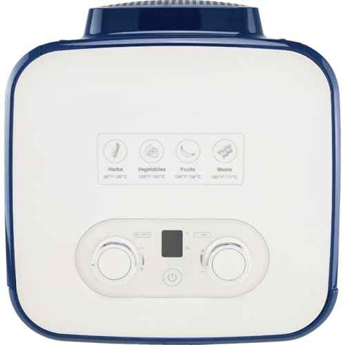 NESCO FD-41B Snackmaster Jr Food Dehydrator, for Beef Jerky, Fruit, Herbs, and Snacks, 4 Trays, Blue