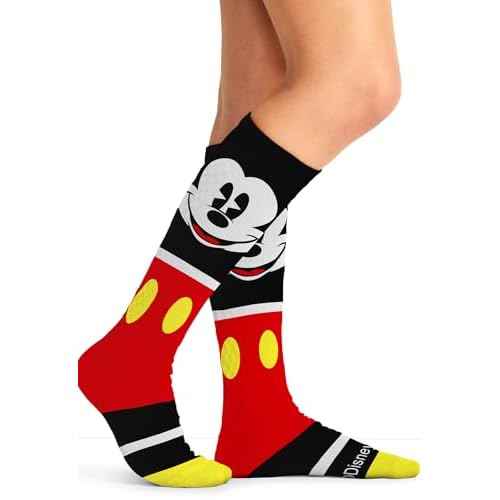 Cherokee Women's 10-15mmHg Compression Socks ? Fun Print Knee Highs with Light Support, Soft Feel - PRINTSUPPORT