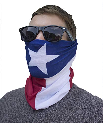 Multifunctional Sunmask Balaclava Gaiter Bandana Texas Variation