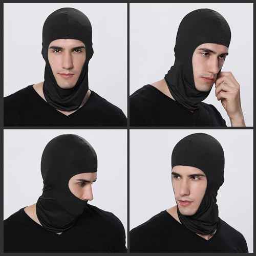 Pukavt 1-6 Pack Balaclava Face Mask, Ski Mask for Men Women, UV Protection Windproof Scarf for Motorcycle Snowboard Cycling