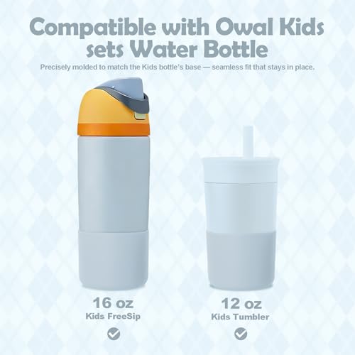 Day Dreams Silicone Boot for Owala Kids Water Bottles - Scratch-Resistant & Anti-Slip 2-Pack
