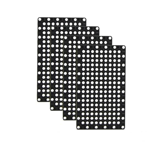Black 4-Pack 19x11 Technical Building Base Plates for STEM & Creative Projects
