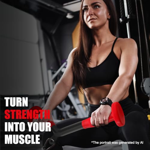 Cable Machine Attachments with PU Grips GMA001 - V-Shaped Triceps & Biceps Bar