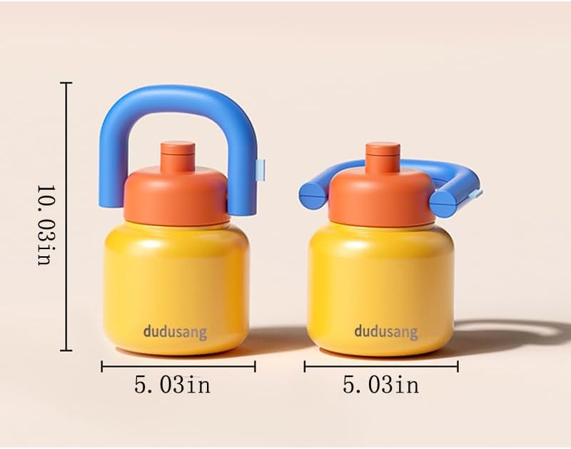 1000ML 32oz SUS316 Stainless Steel Insulated Portable with handle Large Capacity Insulated Cup (blue)