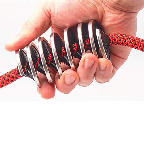 Stainless Steel Nylon Rope Cord Brush for Rock Climbing Rope Brush Cleaning Brush Rope Portable Wash Rope Tools Nylon + Stainless Steel, As Pic Shows
