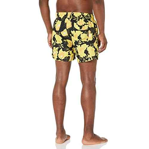 HUGO Mens Floral Design Swim Trunk