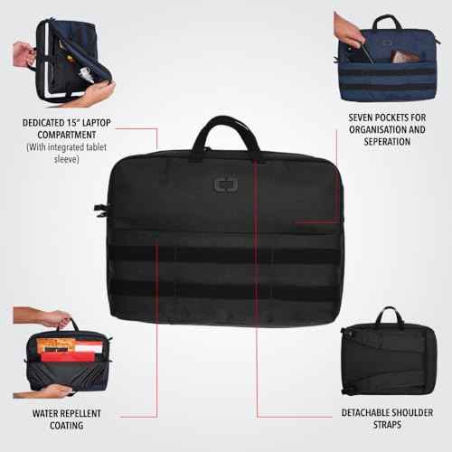 OGIO Pace Pro 10 Briefcase Backpack Black
