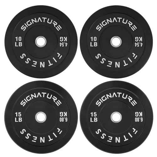 Fitvids 2" Olympic Bumper Plate Weight Plates with Steel Hub sets, Multiple Options