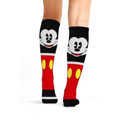 Cherokee Women's 10-15mmHg Compression Socks ? Fun Print Knee Highs with Light Support, Soft Feel - PRINTSUPPORT