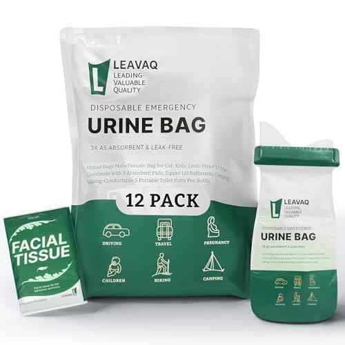 Disposable Urine Bag 12/24 PCS 800ML - Portable Urinal & Female Urinal for Travel, Leak-Proof Emergency Toilet Solution, Unisex Pee Bags for Men, Women, Camping, Traffic Jams, Kids - Compact