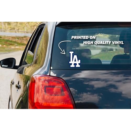 Los Angeles City LA Logo Stickers Symbol 5.5" Decorative DIE Cut Decal for Cars Tablets LAPTOPS Skateboard - Blue