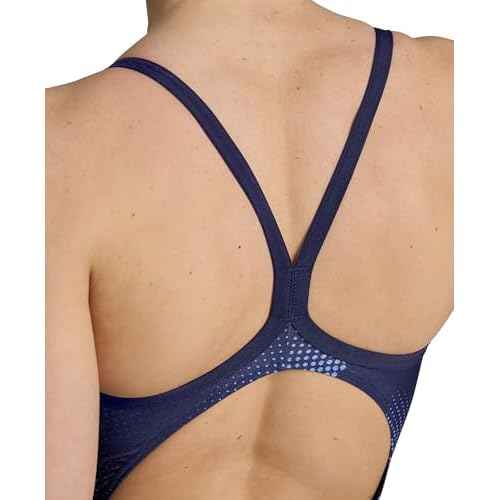 ARENA Women's Halftone Lightdrop Back One Piece Swimsuit, Durable, Chlorine-Proof, Competitive, Training, Swimwear