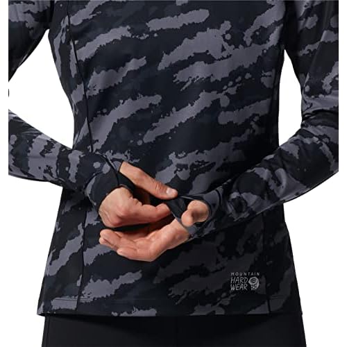 Mountain Hardwear Women's Mountain Stretch Long Sleeve Crew for Hiking, Climbing, Skiing, and Everyday Wear