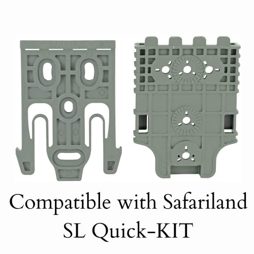 Safariland QLS19 Quick Duty Holster Locking Fork System Foliage Green