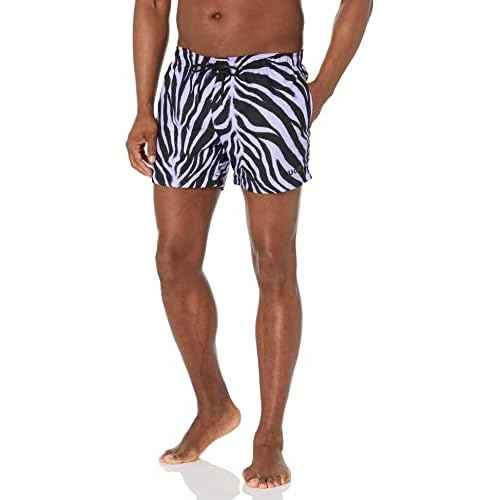 HUGO Men's Standard Modern Animal Print Swim Trunk