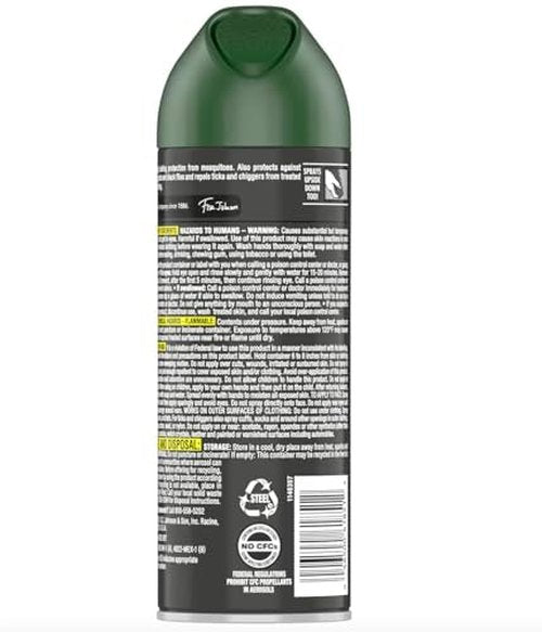 OFF! Deep Woods Sportsmen Insect Repellent Aerosol, Bug Spray Containing 30% Deet, Protects Against Mosquitoes, 6 Oz, 4 Count