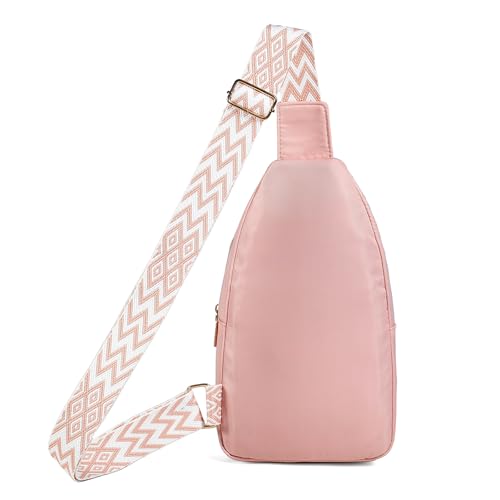 Small Casual Crossbody Sling Bag for Women Pink - Travel & Daily Use