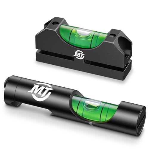 MidTen Scope Leveling Kit Bubble Level Anti-Cant with Magnetic Base - Black