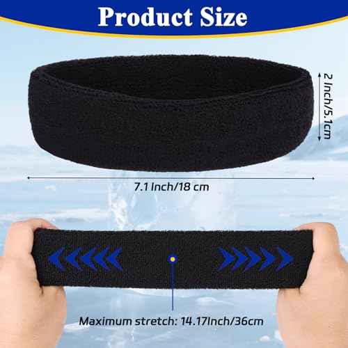Sports Headbands for Men,Mens Running Headband Moisture Wicking Workout Headband,Running,Cycling,Basketball,Yoga,Football,Unisex