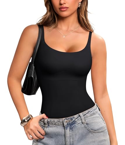 Women’s Tummy Control Compression Tank Top Camisole Small Black Shapewear