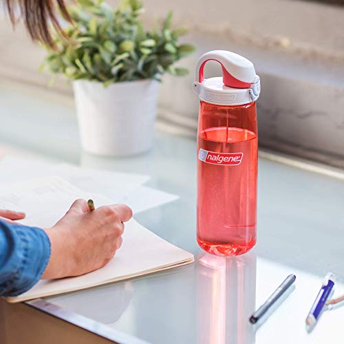 Nalgene Everyday OTF Water Bottle - Clear with Green Cap