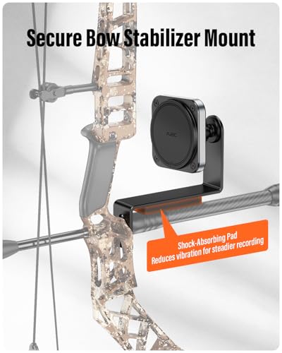 Magnetic Compound Bow Phone Mount - Aluminum Alloy Archery Phone Holder