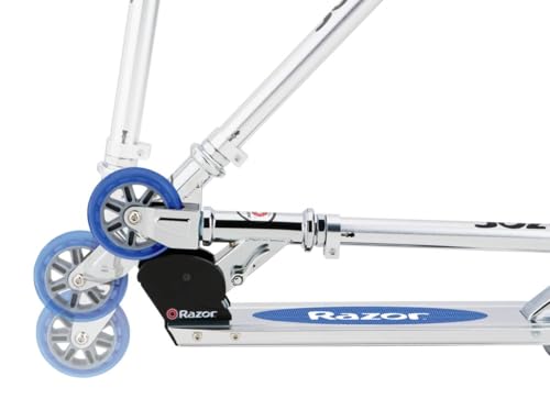 Razor Spark Kick Scooter with Spark Bar - Classic Manual Standup, Blue