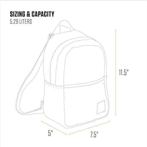 Carhartt Classic Mini Backpack, Durable, Water-Resistant Backpack with Adjustable Shoulder Straps, Black