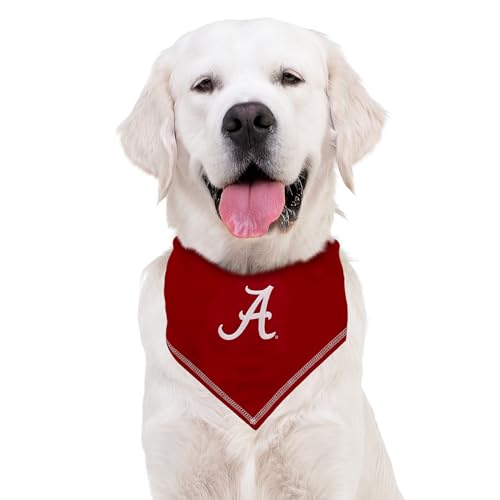 NCAA Alabama Crimson Tide Pet Bandana Large/X-Large Dog Cat Tie Accessory
