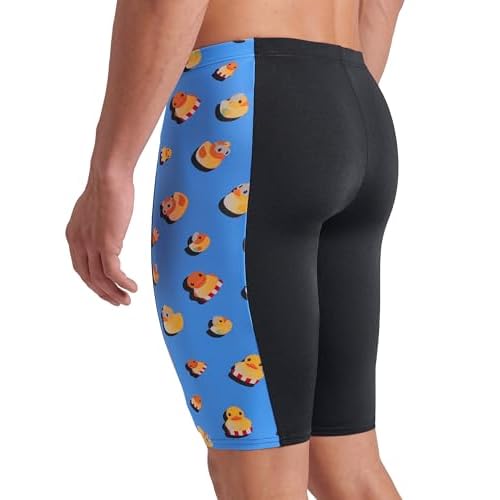 ARENA Men's Performance Ducks Swim Jammer Athletic Swimwear Professional Training Suit